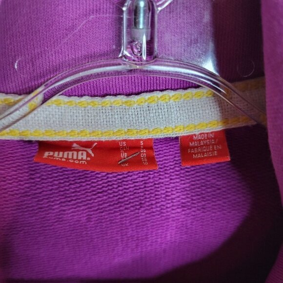 Puma purple fitted jacket size small casual athletic spring designer - Picture 3 of 5